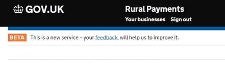 rural payments login screen